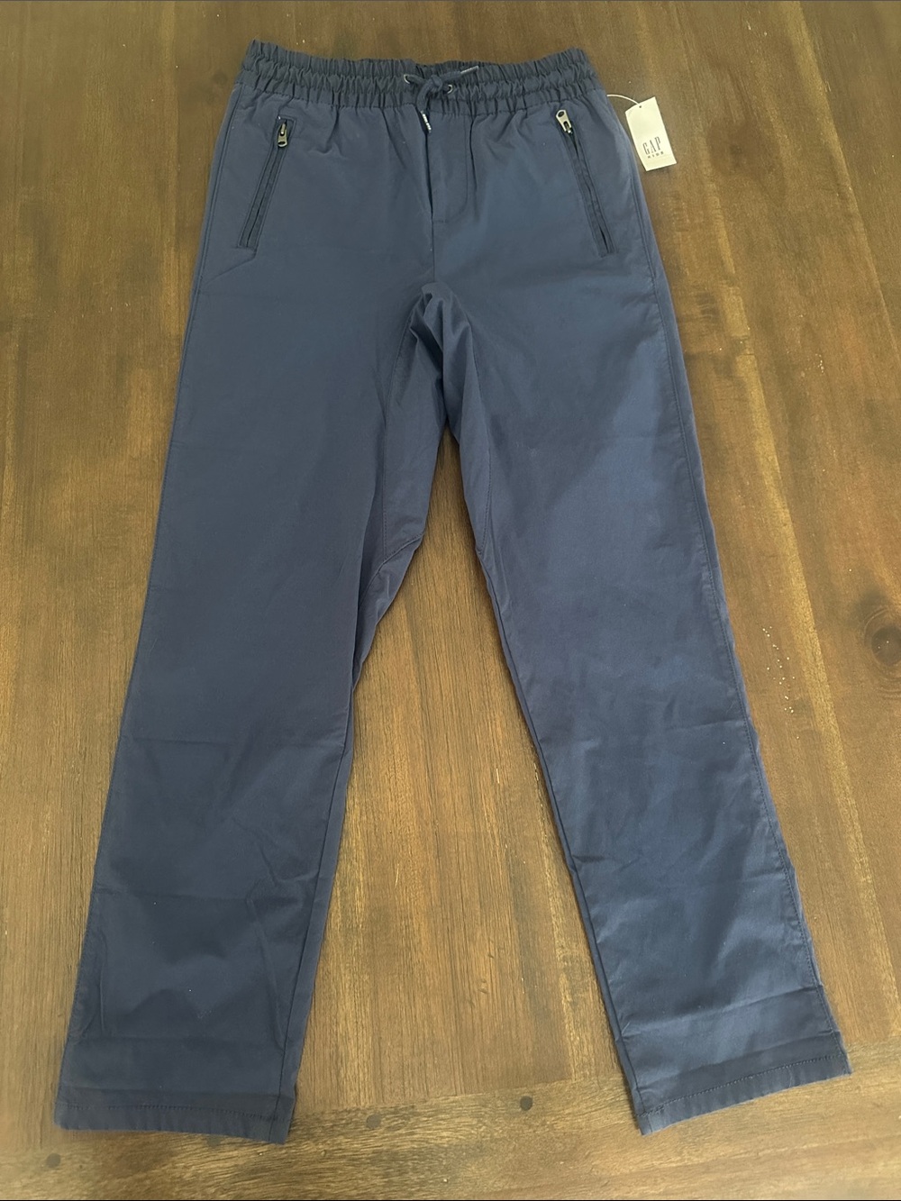 GAP  kids XL Navy Elastic-Waist Chinos